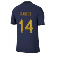 Maglie da calcio Francia Adrien Rabiot #14 Prima Maglia Mondiali 2022 Manica Corta
